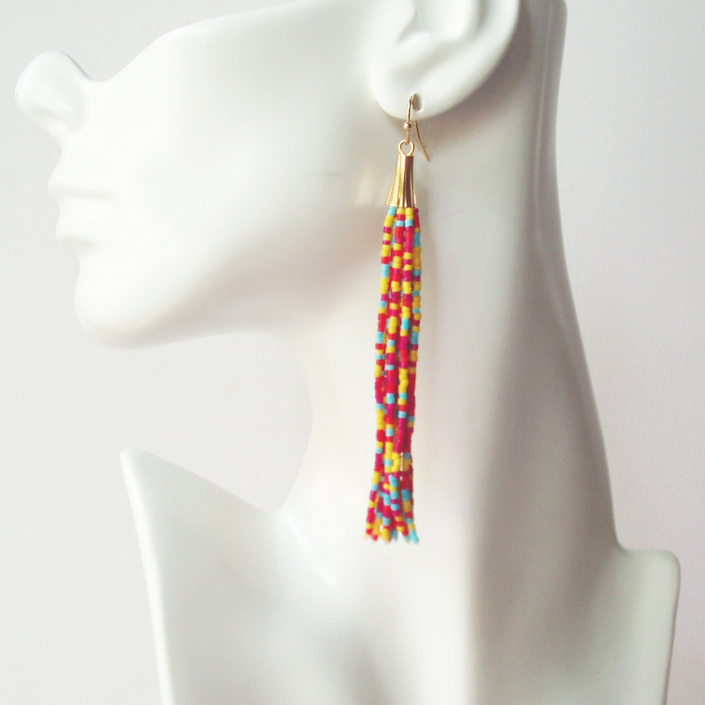 Multi-colored Dangle Earrings